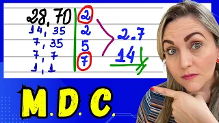 APRENDA M.D.C EM UM ÚNICO VÍDEO COM EXPLICAÇÃO E PROBLEMAS !!! COMO FAZER MÁXIMO DIVISOR COMUM📚🚀