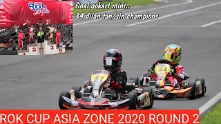 Seru..!! balap gokart mini Rok cup asia zona 2020 round 2 sircuit sentul international karting