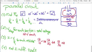 parallel Circuit problems