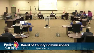 Board of County Commissioners Work Session/Agenda Briefing 10-21-21