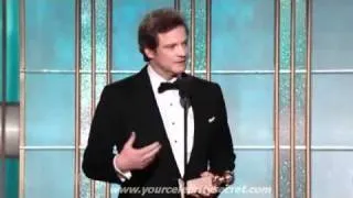 Colin Firth's Acceptance Speech for winning Best Actor at Golden Globes 2011