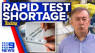 Aussie rapid test makers waiting for approval to sell stock | Coronavirus | 9 News Australia