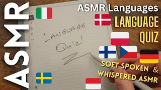 20 Question Language Quiz (writing on a Remarkable 2 tablet) [ASMR languages]