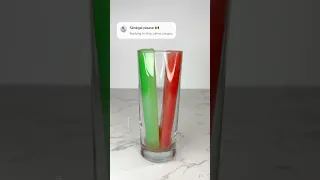 Senegal flag drink 🇸🇳🍹