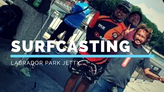 Labrador Park Jetty - Surfcasting Session - Bonus Big Ray Clip (PATV productions)