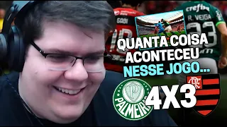 CASIMIRO REAGE: PALMEIRAS 4 X 3 FLAMENGO PELA SUPERCOPA DO BRASIL 2023 | Cortes do Casimito