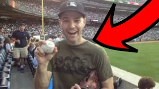 Zack Hample Catching Game Home Runs on TV - 2018 Home Runs