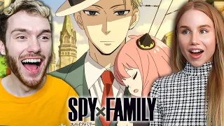 MY WIFE AND I REACT TO SPY X FAMILY!! | Spy x Family E1 Reaction