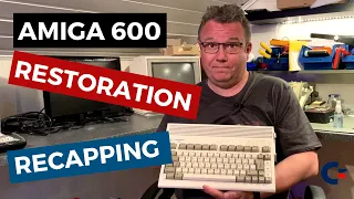 Commodore Amiga 600 restoration and recapping trouble