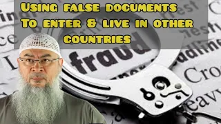 Illegal immigrants or others using false documents to live in new countries  Assim al hakeem