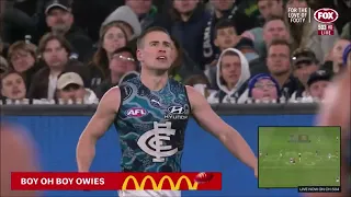 Matt Owies with 2 4th quarter goals - Carlton @ Collingwood - AFL Round 11 2022