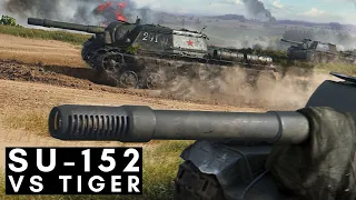 SU-152 vs. Tiger tank - Myth and REALITY (Kursk '43)