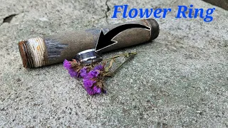 Putting Flowers in a Pipe Ring