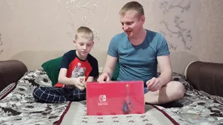 распаковка Nintendo SWITCH