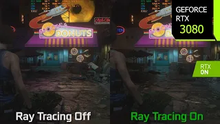 Resident Evil 3 Ray Tracing On vs Off - Graphics/Performance Comparison | RTX 3080 4K Max Settings