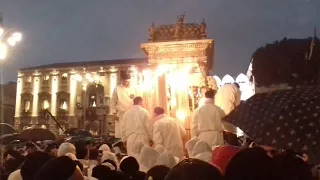 S.Agata 2018.L'uscita dalla Cattedrale