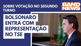 Bolsonaro entra com representação no TSE