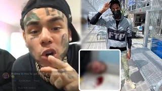 6ix9ine Clowns Lil Reese After Getting 🔫 In Chicago....Video Leaks🤢