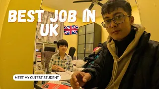 My Job in UK🇬🇧||..Pay rate💵?||A Day in my life as Private Tutor🧑🏻‍🏫