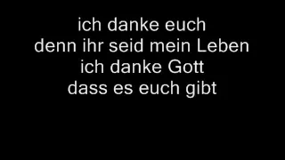 LaFee - Danke (full lyrics)