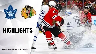 Чикаго - Торонто / NHL Highlights | Maple Leafs @ Blackhawks 11/10/19