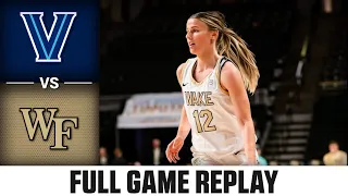 Villanova vs. Wake Forest Full Game Replay | 2023-24 ACC Women's Basketball