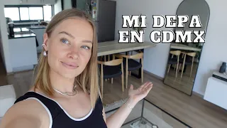 DEPA TOUR ! Mi depa en la CDMX (Cuanto cuesta la renta, donde compré muebles y decoración...)