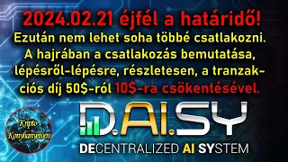 🔥 DAISY - ❗2024.02.20 éjfél a határidő❗ Új iroda csupán 10$-os tranzakciós költséggel!