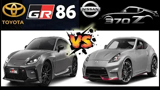 Ultimate Showdown: Toyota GR 86 vs Nissan 370Z 2017 - Which Sports Car Reigns Supreme?