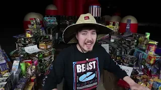 Mr. Beast spent $600,000 on the biggest firework in the world.