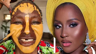 WHAT SHE WANTED VS WHAT SHE GOT 😱🔥 BRIDAL MAKEUP TRANSFORMATION💄MAKEUP TUTORIAL 💉
