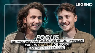 CE PHOTOGRAPHE ANIMALIER SE FAIT CHARGER PAR UN GORILLE DE 250KG (MATHIEU COURDESSES)