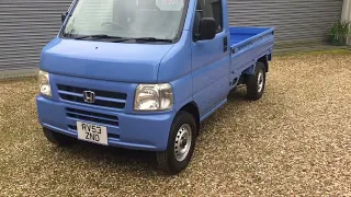 Honda Acty Pickup Finished In Blue