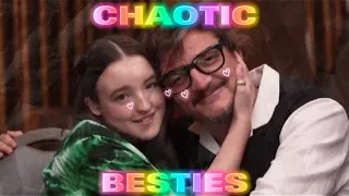 pedro pascal and bella ramsey being a chaotic duo for 6 minutes