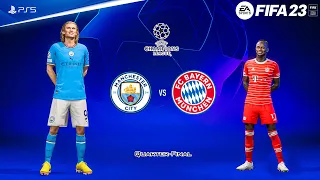 FIFA 23 - Man City vs Bayern Munich - UEFA Champions League Quarter Final | PS5™ Gameplay [4K60]