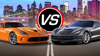 2016 Dodge Viper vs Chevy Corvette Stingray - Spec Comparison!