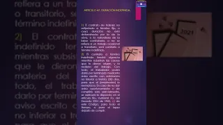 duración del  contrato indefinido articulo 47 código sustantivo del trabajo Colombia # short