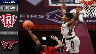 Radford vs. Virginia Tech Full Game Replay | 2020-21 ACC Men's Basketball