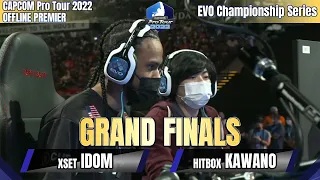 【EVO2022】HITBOX | KAWANO - カワノ（コーリン）vs XSET | IDOM（ララ）EVO Championship Series - GRAND FINAL