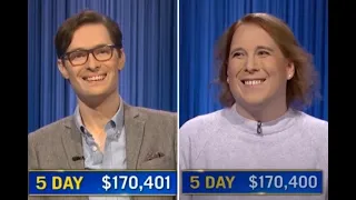 Jeopardy! fans spot the wild way champ Troy Meyer is ‘ahead’ of legend Amy Schneider after 5 wins