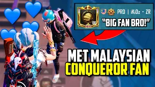 MET 5KD MALAYSIAN CONQUEROR FAN & BROUGHT THEM TO THE WIN! | PUBG Mobile