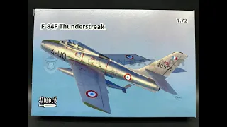 F-84F Thunderstreak 1:72 Sword Scale Model Kit Review