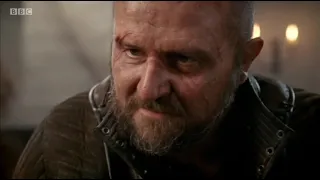 Merlin 3x04 - Gwaine tavern fight with Arthur and Merlin