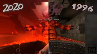 Quake 1: 1996 vs 2020