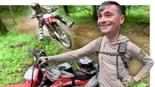 His FIRST Time Riding - Beginner Enduro