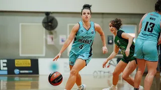 NBL1 action: Sutherland's Vanessa Panousis vs Hornsby/Manly