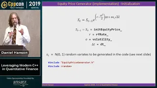 Leveraging Modern C++ in Quantitative Finance - Daniel Hanson - CppCon 2019