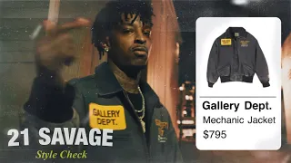 21 SAVAGE OUTFITS IN HIS MUSIC VIDEOS (Brand New Draco & No Debate)