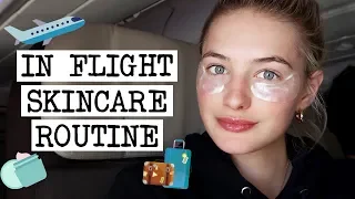 Simple In-Flight Skincare Routine | Model Travel Tips For Hydrated & Glowy Skin | Sanne Vloet