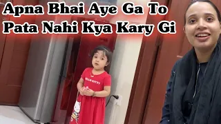 Is Bachy K Jany Pay Itni Udaas Ho Jati Hai Apny Bhai Ko To Khud Sambhal Lay Gi || Aqsa Ali Vlogs